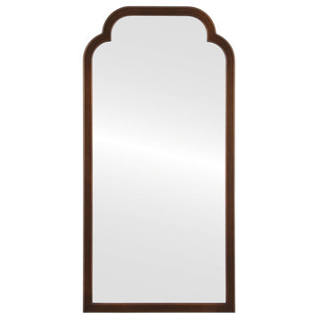 Pescara Framed Full Length Mirror, Clover Cathedral, 23.4"x47.4", Sunset Gold