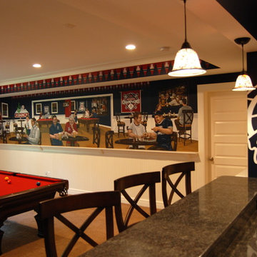 University of Arizona Sports Bar themed Mural by Tom Taylor of Wow Effects