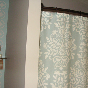 Touch of Rustic Mint Bathroom