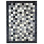 Patchwork Leather Cubed Cowhide Rug, Multi 4-Colour, 200x300 cm