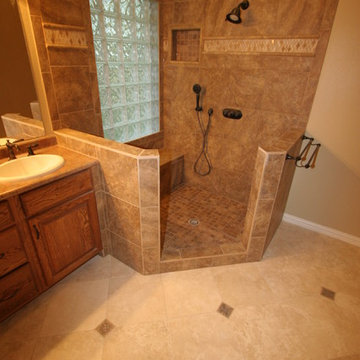 Master Bathroom Bathtub to Shower Conversion