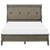 Lexicon Cotterill Full Sleigh Bed in Gray