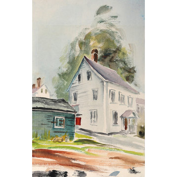 Eve Nethercott, Rockport, P6.40, Watercolor Painting