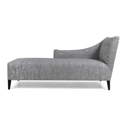 Exeter Chaise Longue in Silver - Chaise Longues