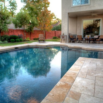 Grecian / Roman style pool 2 with spa - leh