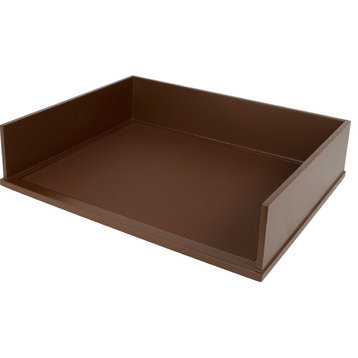 Stacking Letter Tray, Brown