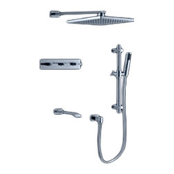 Reno LED Shower Set - Available in 4 sizes - Showerheads And Body Sprays