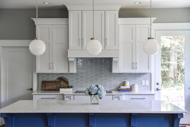 Kitchen - transitional kitchen idea in Grand Rapids