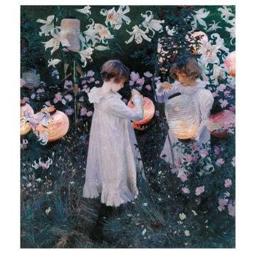 "Carnation, Lily, Lily, Rose, 1885" Print by John Singer Sargent, 29"x32"