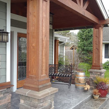 Cedar columns