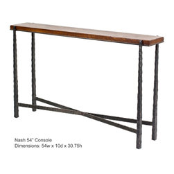 Nash Large Console by Charleston Forge - Side Tables And End Tables