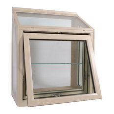 Garden Window Tan, 60"x48", Laminated Seat Board, Low-E Insulated Glass