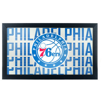 NBA Framed Logo Mirror, City, Philadelphia 76ers