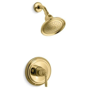Kohler Devonshire Rite-Temp Shower Trim Set, Vibrant Polished Brass