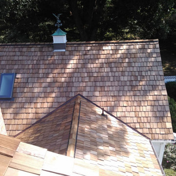 Cedar shake roof replacement