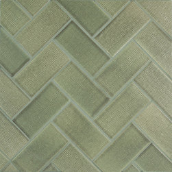 2x4  Texture C Herringbone - Mosaic Tile