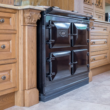 Classic, Sustainable-Wood Victorian Style Kitchen