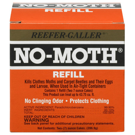 Reefer-Galler 1021-6 NO-MOTH Closet Hanger Refill, 14 Oz