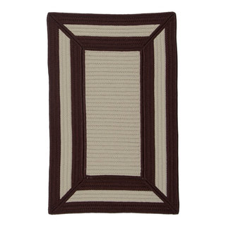 Colonial Mills Rug Afra Brown Square, 9X9 - Beach Style - Outdoor Rugs ...