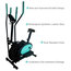 Harvil Elliptical Trainer 2-in-1 Exercise Bike With Pulse Rate Sensors