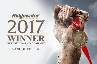 2017 Award for Best Renovation Company in Vancouver, BC