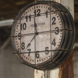 CAGED METAL GYM CLOCK - Products