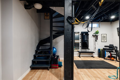 Ornate home gym photo in Denver