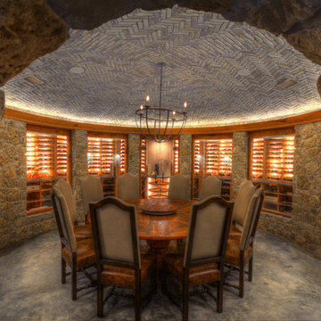 Houston Semi-Circular Wine Cellar