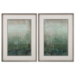 2-Piece Whispering Wind Framed Art Set - Contemporary - Prints And ...