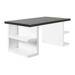 Multi 71" Wenge Wood Dining Table with Storage Legs - Dining Tables