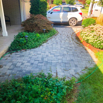 Before - Old interlocking brick