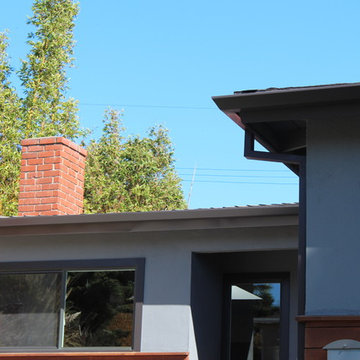 Fascia Wrap, Seamless Angle Faced Gutters,Box Downspouts,Los Angeles