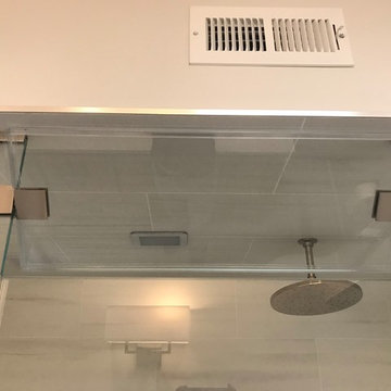 Steam shower door