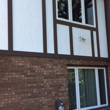 LP Tudor style and vinyl casement windows