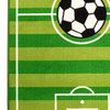 Soccer Field Ground Kids Play Area Rug Anti Skid Backing, 2'2"x3'