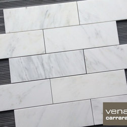 4x12 Carrara Venato Marble Tile - Tile
