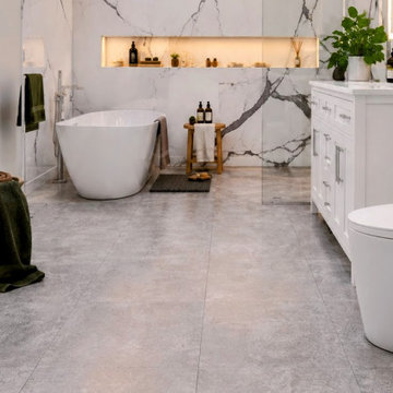 Design / Luxurious Walk-in Shower in McLean
