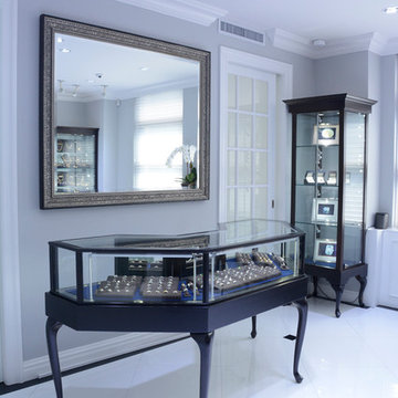 Queen Anne Display Cases