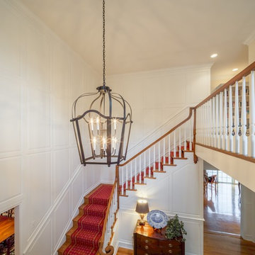 Floor to Ceiling Wainscoting along Grand Staircase