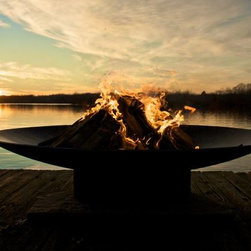 Fire Pit Art Asia 72" Wood Burning Fire Pit - Fire Pits