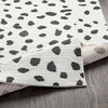 Hauteloom Tariffville Dalmatian Area Rug - Black, White, Off White - 6'7"x9'6"