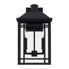 Capital Lighting Braden 927121BK 2 Light Outdoor Wall Lantern - Black
