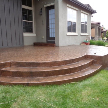 Bourne - Stamped concrete