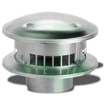 Selkirk 106800 Round Type B Gas Vent Top, 6", #6RV-RT