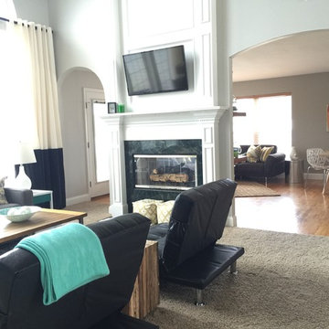 Contemporary Great Room Revamp