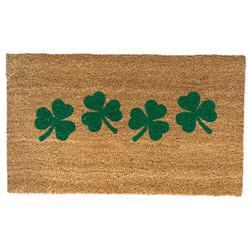 Shamrocks St. Patrick's Day Doormat