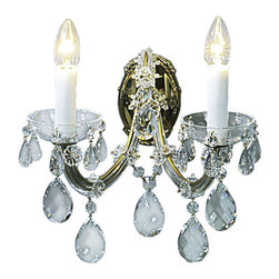 Inviting Home Inc. - Maria Theresa Crystal Sconce, Traditional Crystal - Wall Sconces