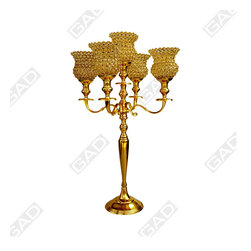 CRYSTAL CUPS CANDLE STAND - Candle Holders & Candelabra