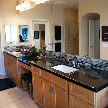 Warm Contemporary Master Bath