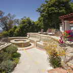 Riviera Outdoor Living Steps - Mediterranean - Exterior - Santa Barbara ...